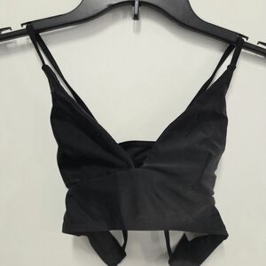 Black Women's Bikini Top and Matching Bottom